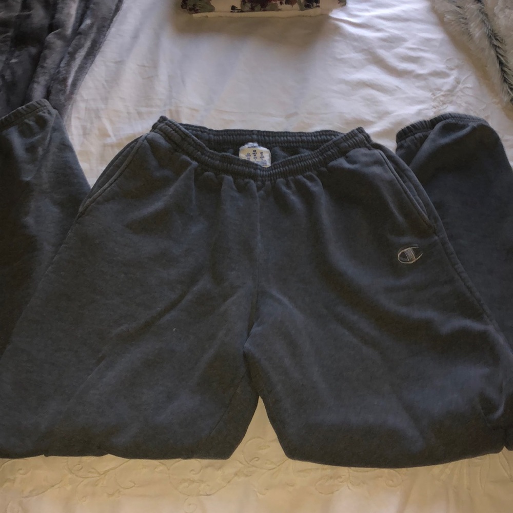 Long gray sweatpants